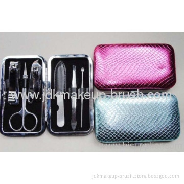 6pcs Gift Manicure Set In Pu Case 